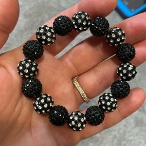 Crystal bead bracelet